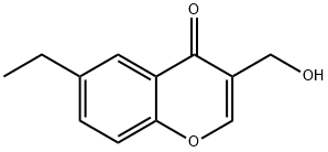 4H-1-Benzopyran-4-one,6-ethyl-3-(hydroxymethyl)-(9CI) 结构式