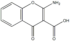 4H-1-Benzopyran-3-carboxylicacid,2-amino-4-oxo-(9CI) 结构式