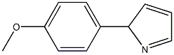 2H-Pyrrole,2-(4-methoxyphenyl)-(9CI) 结构式