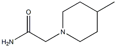 1-Piperidineacetamide,4-methyl-(9CI) 结构式