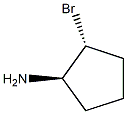 Cyclopentanamine, 2-bromo-, (1R,2R)-rel- (9CI) 结构式