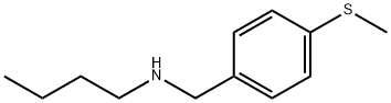 butyl({[4-(methylsulfanyl)phenyl]methyl})amine 结构式