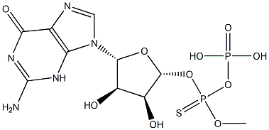 guanosine 5'-O-(1-thiodiphosphate) 结构式