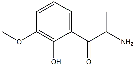 1-Propanone,2-amino-1-(2-hydroxy-3-methoxyphenyl)-(9CI) 结构式