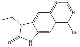 2H-Imidazo[4,5-g]quinazolin-2-one,8-amino-3-ethyl-1,3-dihydro-(9CI) 结构式