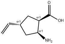 Cyclopentanecarboxylic acid, 2-amino-4-ethenyl-, (1R,2S,4R)-rel- (9CI) 结构式