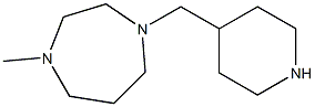 1H-1,4-Diazepine,hexahydro-1-methyl-4-(4-piperidinylmethyl)-(9CI) 结构式