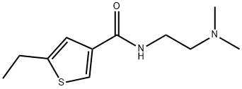 3-Thiophenecarboxamide,N-[2-(dimethylamino)ethyl]-5-ethyl-(9CI) 结构式