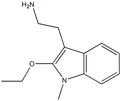 1H-Indole-3-ethanamine,2-ethoxy-1-methyl-(9CI) 结构式