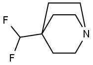 1-Azabicyclo[2.2.2]octane,4-(difluoromethyl)-(9CI) 结构式