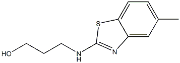 1-Propanol,3-[(5-methyl-2-benzothiazolyl)amino]-(9CI) 结构式