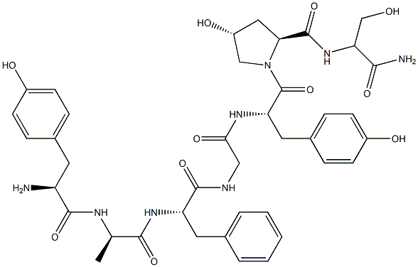 dermorphin, 4-Hyp(6)- 结构式