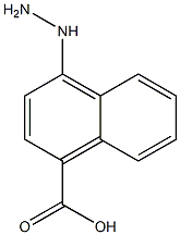 1-Naphthalenecarboxylicacid,4-hydrazino-(9CI) 结构式