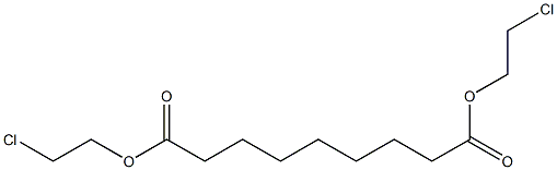 壬二酸二(2-氯乙基)酯 结构式