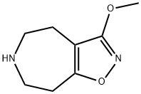 4H-Isoxazolo[4,5-d]azepine,5,6,7,8-tetrahydro-3-methoxy-(9CI) 结构式