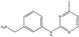 2-Pyrimidinamine,N-[3-(aminomethyl)phenyl]-4-methyl-(9CI) 结构式