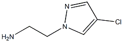 2-(4-氯-1H-吡唑-1-基)乙胺 结构式