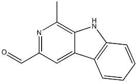 9H-Pyrido[3,4-b]indole-3-carboxaldehyde,1-methyl-(9CI) 结构式