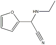 2-Furanacetonitrile,alpha-(ethylamino)-(9CI) 结构式