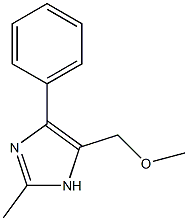 1H-Imidazole,4-(methoxymethyl)-2-methyl-5-phenyl-(9CI) 结构式