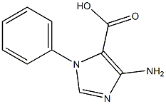 1H-Imidazole-5-carboxylicacid,4-amino-1-phenyl-(9CI) 结构式