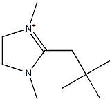 1H-Imidazolium,2-(2,2-dimethylpropyl)-4,5-dihydro-1,3-dimethyl-(9CI) 结构式