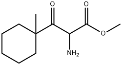 Cyclohexanepropanoic acid, alpha-amino-1-methyl-ba-oxo-, methyl ester (9CI) 结构式