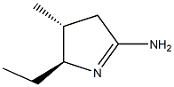 2H-Pyrrol-5-amine,2-ethyl-3,4-dihydro-3-methyl-,(2R,3S)-rel-(9CI) 结构式