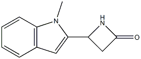 2-Azetidinone,4-(1-methyl-1H-indol-2-yl)-(9CI) 结构式