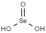 Selenious(IV) acid 结构式