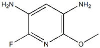 3,5-Pyridinediamine,2-fluoro-6-methoxy-(9CI) 结构式