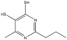 Pyrimidine,4-methyl-2-(propyldithio)-(9CI) 结构式
