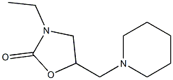2-Oxazolidinone,3-ethyl-5-(1-piperidinylmethyl)-(9CI) 结构式