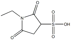 3-Pyrrolidinesulfonicacid,1-ethyl-2,5-dioxo-(9CI) 结构式