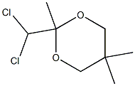 1,3-Dioxane,2-(dichloromethyl)-2,5,5-trimethyl-(9CI) 结构式