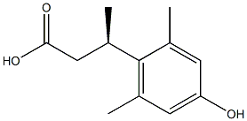 Benzenepropanoic acid, 4-hydroxy-ba,2,6-trimethyl-, (baR)- (9CI) 结构式