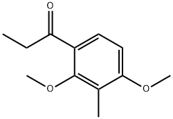 2'',4''-DIMETHOXY-3''-METHYLPROPIOPHENONE 结构式
