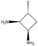 1,2-Cyclobutanediamine,3-methyl-,(1-alpha-,2-alpha-,3-bta-)-(9CI) 结构式