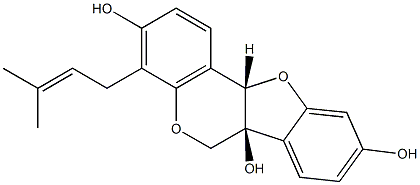 4-Glyceollidin 结构式