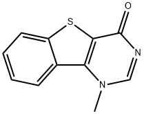 [1]Benzothieno[3,2-d]pyrimidin-4(1H)-one,1-methyl-(9CI) 结构式