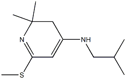 4-Pyridinamine,2,3-dihydro-2,2-dimethyl-N-(2-methylpropyl)-6-(methylthio)-(9CI) 结构式