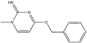 2(1H)-Pyrimidinimine,1-methyl-4-(phenylmethoxy)-(9CI) 结构式