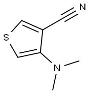 3-Thiophenecarbonitrile,4-(dimethylamino)-(9CI) 结构式