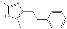 1H-Imidazole,2,4-dimethyl-5-(2-phenylethyl)-(9CI) 结构式