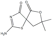 7-Oxa-1-thia-3-azaspiro[4.4]non-2-ene-4,6-dione,2-amino-8,8-dimethyl-(9CI) 结构式