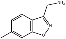 1,2-Benzisoxazole-3-methanamine,6-methyl-(9CI) 结构式