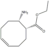 4-Cyclooctene-1-carboxylicacid,8-amino-,ethylester,(1R,8S)-rel-(9CI) 结构式