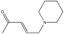 3-Penten-2-one,5-(1-piperidinyl)-(9CI) 结构式