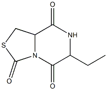 3H-Thiazolo[3,4-a]pyrazine-3,5,8-trione,6-ethyltetrahydro-(9CI) 结构式