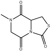 3H-Thiazolo[3,4-a]pyrazine-3,5,8-trione,tetrahydro-7-methyl-(9CI) 结构式